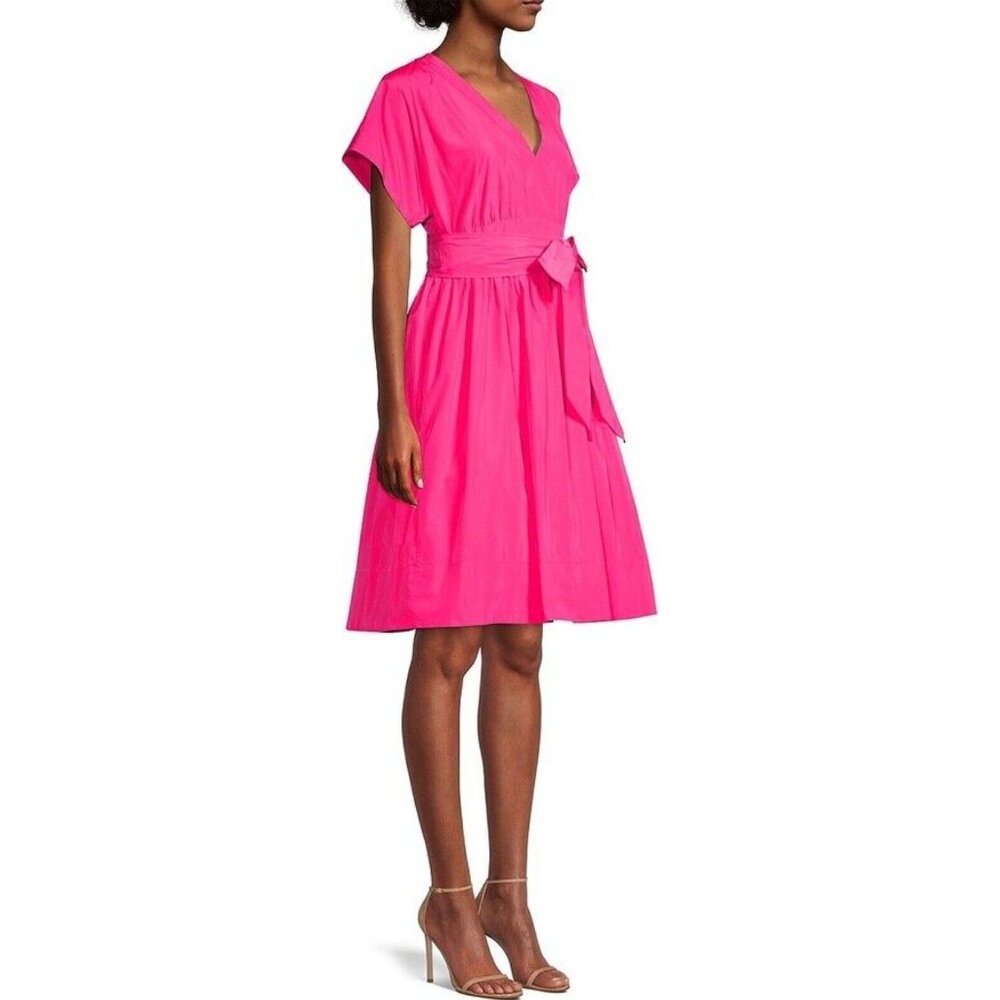 Lilly Pulitzer Women's Size 4 V-Neck Pink Dress - New with Tags - Picture 3 of 4